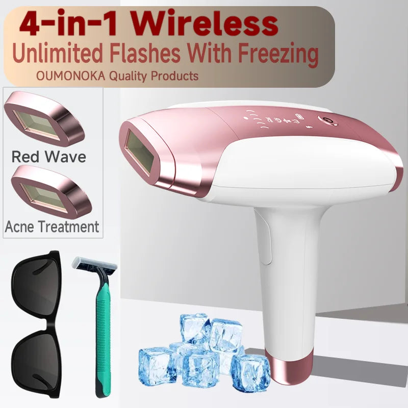 IPL Permanent Laser Hair Removal Female Electric Facial Epilator Women Makeup MachinesMan Shaver Choice Hair Cutting Machine