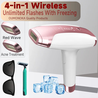 IPL Permanent Laser Hair Removal Female Electric Facial Epilator Women Makeup MachinesMan Shaver Choice Hair Cutting Machine